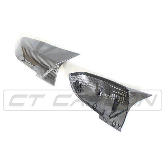 BMW PRE-PREG CARBON MIRROR REPLACEMENT Fxx 1, 2, 3, 4 SERIES - OEM+ M STYLE