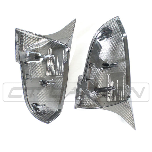 BMW PRE-PREG CARBON MIRROR REPLACEMENT Fxx 1, 2, 3, 4 SERIES - OEM+ M STYLE