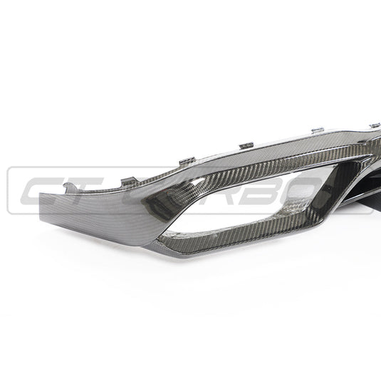 MERCEDES E63 W213 CARBON FIBRE DIFFUSER - CT DESIGN