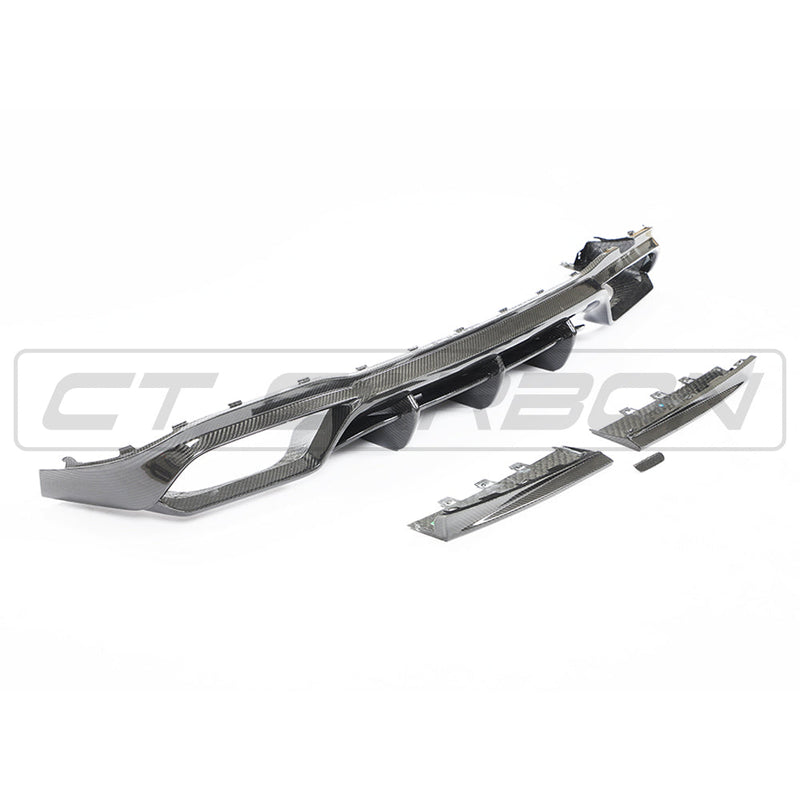 Load image into Gallery viewer, MERCEDES E63 W213 CARBON FIBRE DIFFUSER - CT DESIGN
