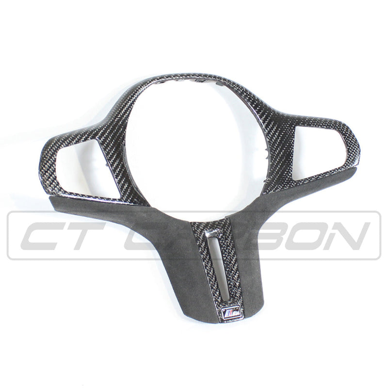 Load image into Gallery viewer, BMW Gxx M CAR CARBON FIBRE STEERING WHEEL TRIM
