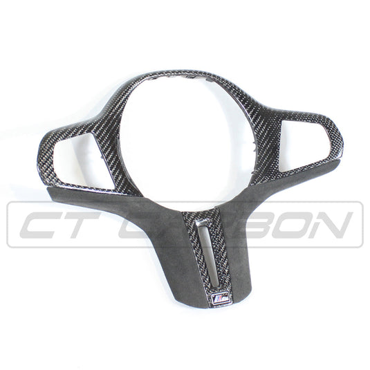 BMW Gxx M CAR CARBON FIBRE STEERING WHEEL TRIM