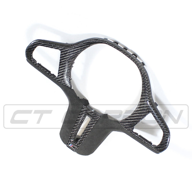 Load image into Gallery viewer, BMW Gxx M CAR CARBON FIBRE STEERING WHEEL TRIM
