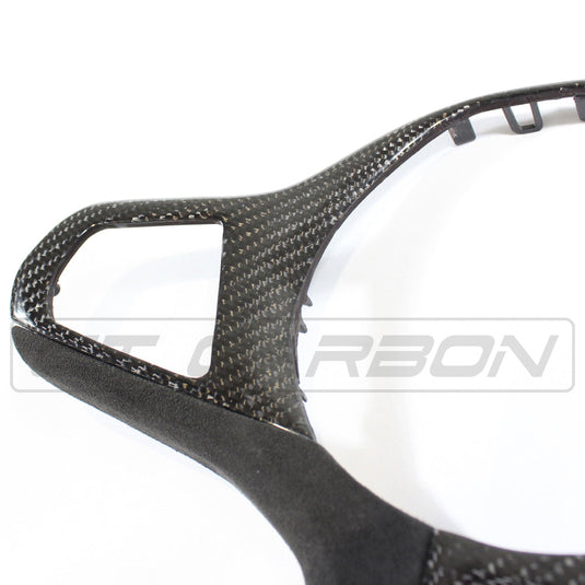 BMW Gxx M CAR CARBON FIBRE STEERING WHEEL TRIM