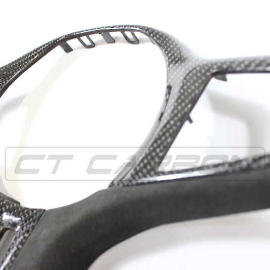 BMW Gxx M CAR CARBON FIBRE STEERING WHEEL TRIM