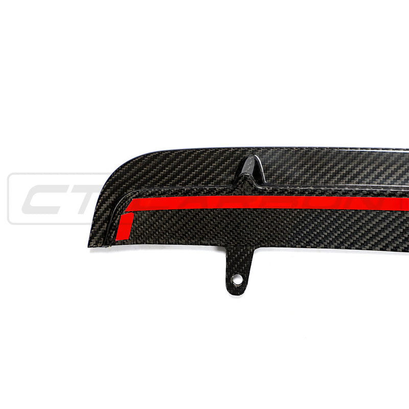 Load image into Gallery viewer, BMW F90 M5 CARBON FIBRE MIDDLE SPLITTER - S STYLE
