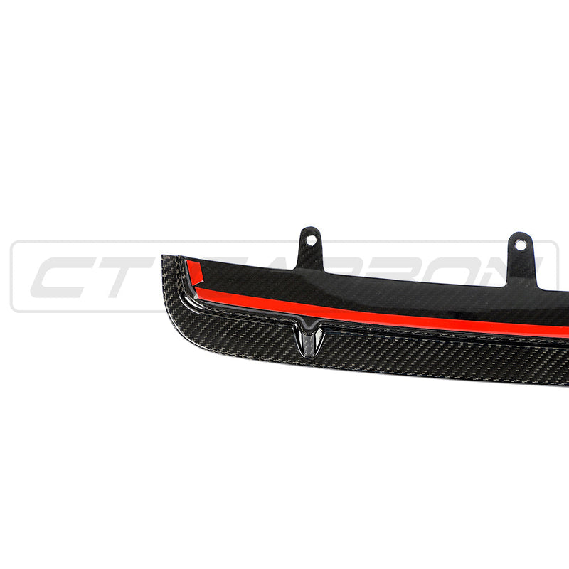 Load image into Gallery viewer, BMW F90 M5 CARBON FIBRE MIDDLE SPLITTER - S STYLE
