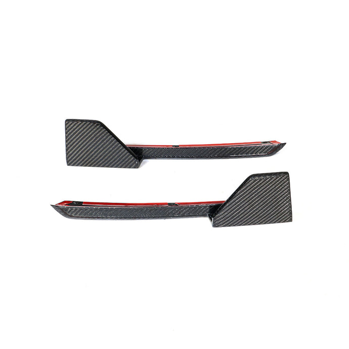 BMW X3 G01 CARBON FIBRE REAR BUMPER CORNERS