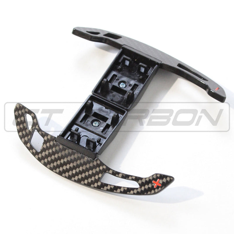 Load image into Gallery viewer, BMW Fxx CARBON FIBRE SHIFTER PADDLES V3
