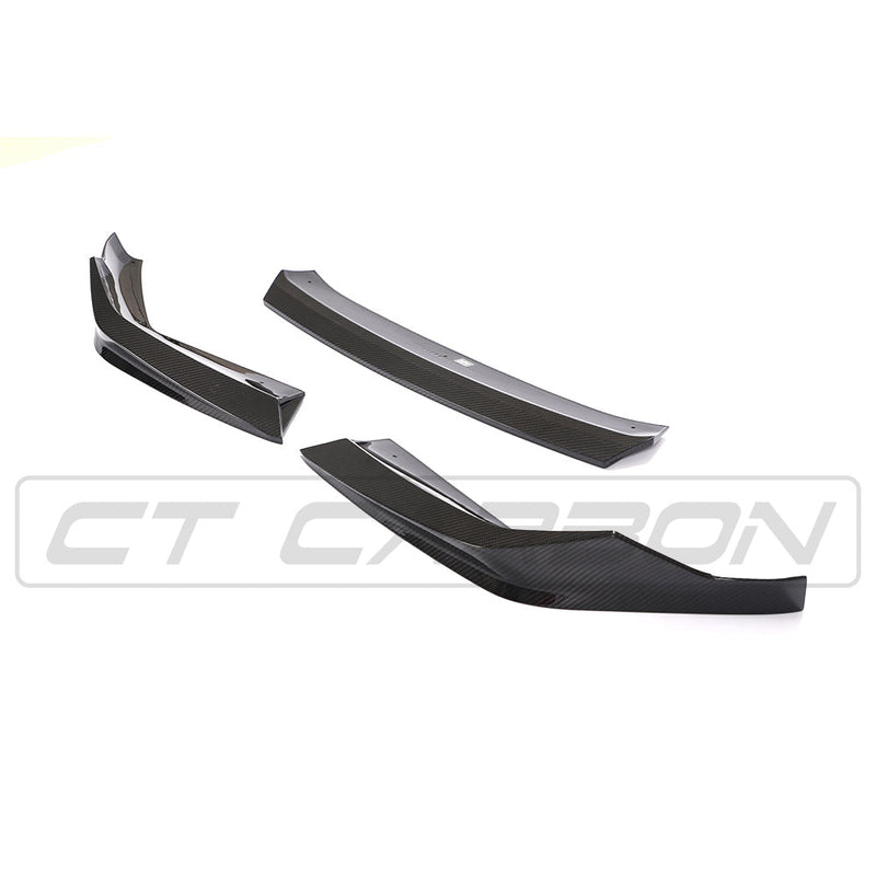 Load image into Gallery viewer, BMW F90 M5 &amp; M5C LCI CARBON FIBRE SPLITTER - MP STYLE
