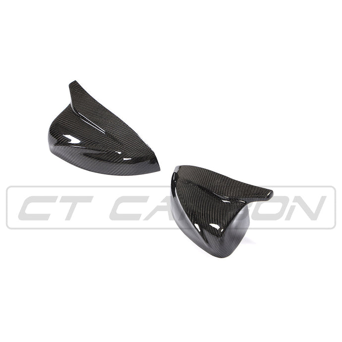 AUDI A3 S3 RS3 8V CARBON FIBRE MIRROR COVERS V2 - WITHOUT LANE ASSIST