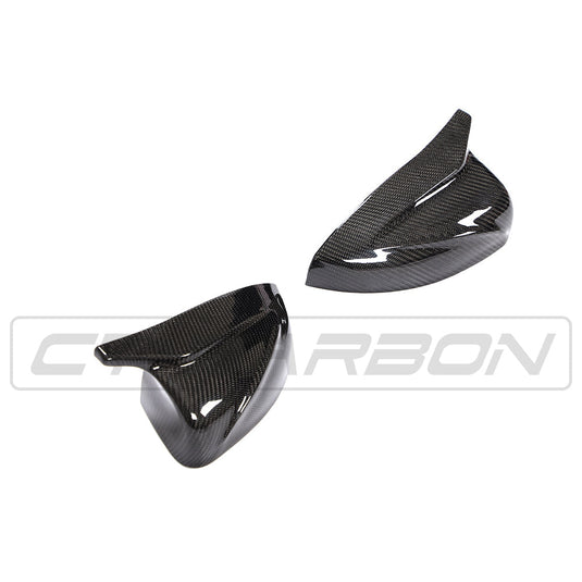 AUDI A3 S3 RS3 8V CARBON FIBRE MIRROR COVERS V2 - WITHOUT LANE ASSIST