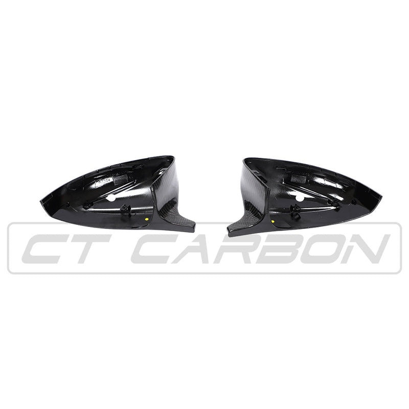 Load image into Gallery viewer, AUDI A3 S3 RS3 8V CARBON FIBRE MIRROR COVERS V2 - WITHOUT LANE ASSIST
