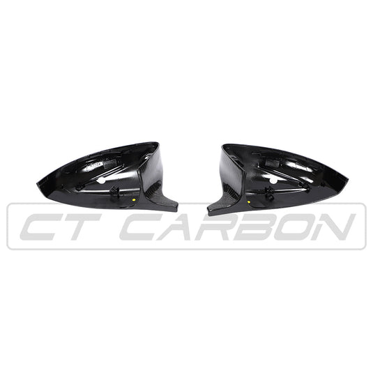 AUDI A3 S3 RS3 8V CARBON FIBRE MIRROR COVERS V2 - WITHOUT LANE ASSIST