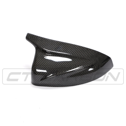 AUDI A3 S3 RS3 8V CARBON FIBRE MIRROR COVERS V2 - WITHOUT LANE ASSIST