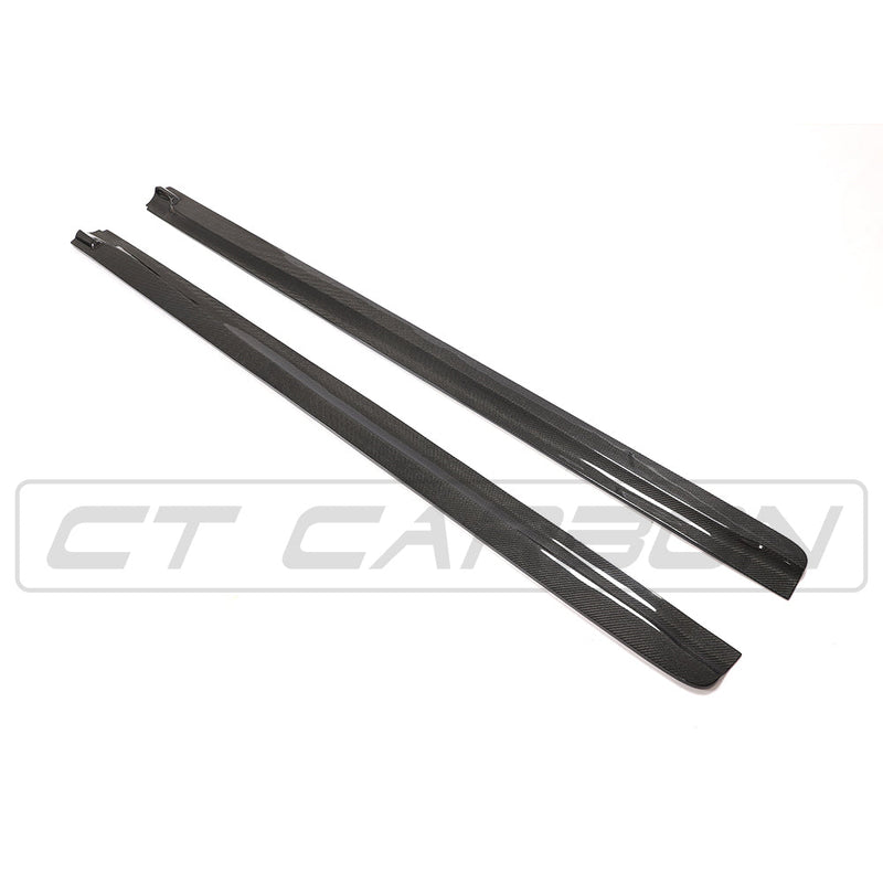 Load image into Gallery viewer, BMW F15/F85 X5/X5M CARBON FIBRE SIDE SKIRTS - 3D STYLE
