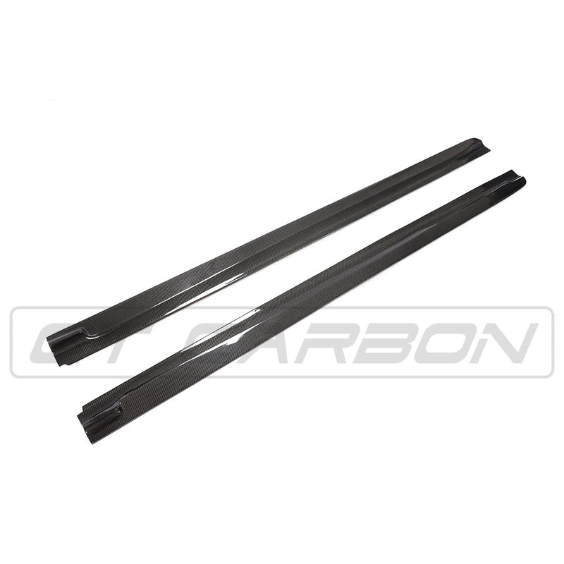 Load image into Gallery viewer, BMW F15/F85 X5/X5M CARBON FIBRE SIDE SKIRTS - 3D STYLE
