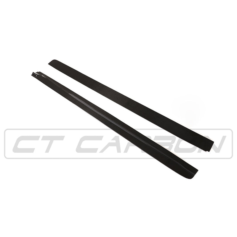 Load image into Gallery viewer, BMW F15/F85 X5/X5M CARBON FIBRE SIDE SKIRTS - 3D STYLE
