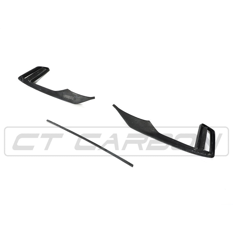 Load image into Gallery viewer, AUDI RS3 8V FACELIFT CARBON FIBRE BUMPER TRIM
