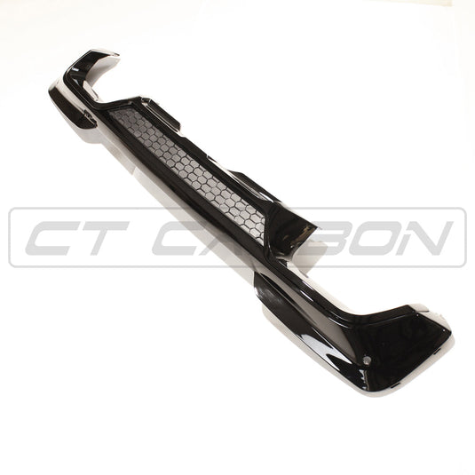 BMW X3 G01 (17-21) GLOSS BLACK DIFFUSER WITH TIPS