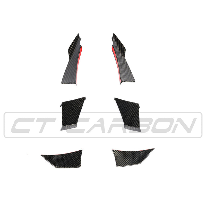 Load image into Gallery viewer, BMW M3/M4 F80/F82/F83 CARBON FIBRE CANARD FINS - MA STYLE
