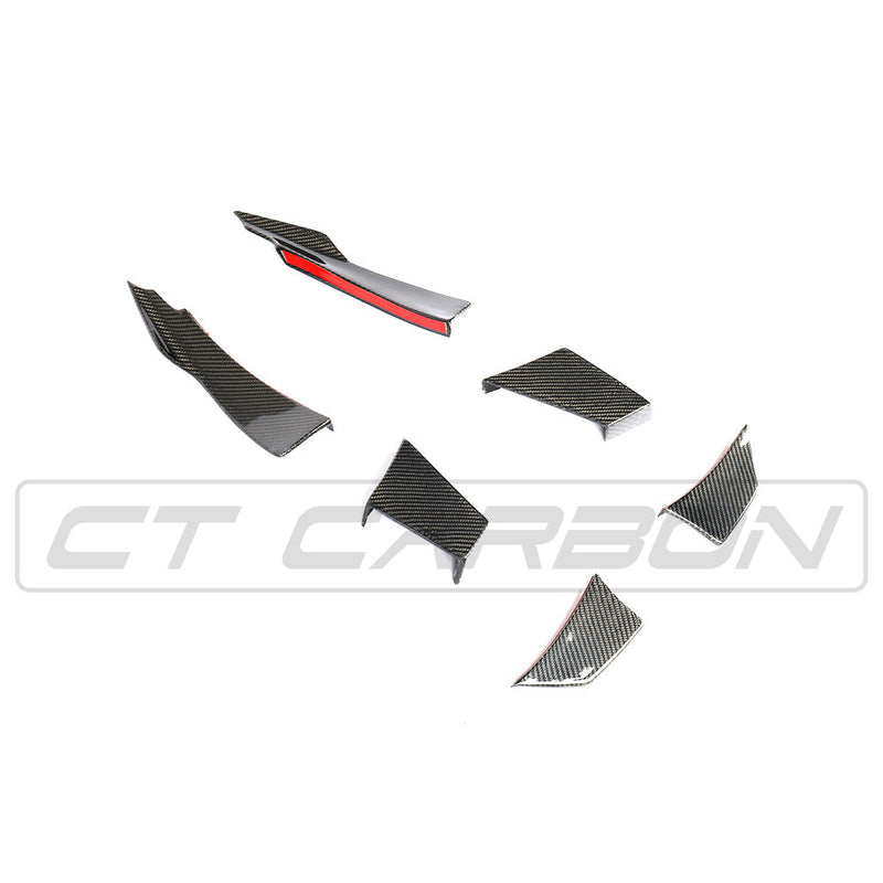 Load image into Gallery viewer, BMW M3/M4 F80/F82/F83 CARBON FIBRE CANARD FINS - MA STYLE
