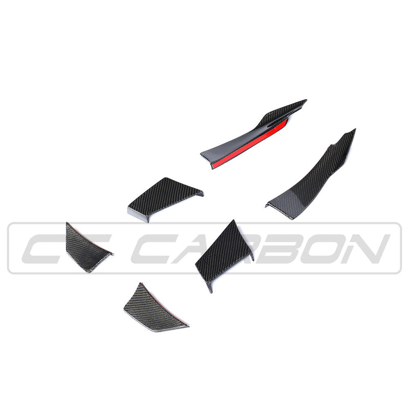 Load image into Gallery viewer, BMW M3/M4 F80/F82/F83 CARBON FIBRE CANARD FINS - MA STYLE
