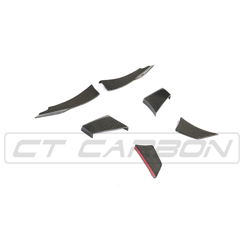 Load image into Gallery viewer, BMW M3/M4 F80/F82/F83 CARBON FIBRE CANARD FINS - MA STYLE
