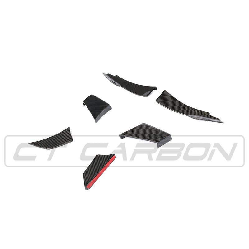 Load image into Gallery viewer, BMW M3/M4 F80/F82/F83 CARBON FIBRE CANARD FINS - MA STYLE
