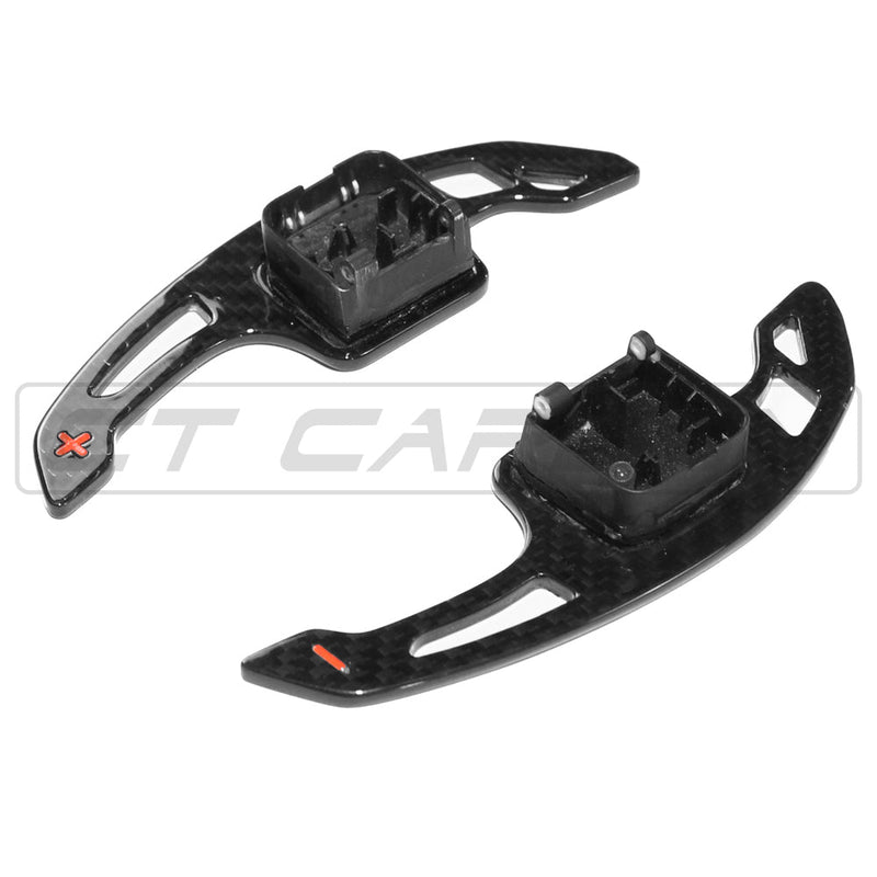 Load image into Gallery viewer, AUDI A3/S3/RS3 8V CARBON FIBRE SHIFTER PADDLES
