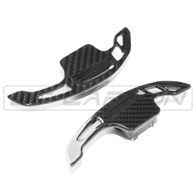 Load image into Gallery viewer, AUDI A3/S3/RS3 8V CARBON FIBRE SHIFTER PADDLES
