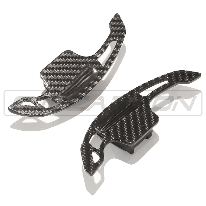 Load image into Gallery viewer, AUDI A3/S3/RS3 8V CARBON FIBRE SHIFTER PADDLES
