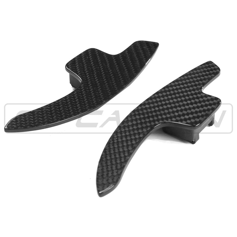 Load image into Gallery viewer, AUDI A3/S3/RS3 8V CARBON FIBRE SHIFTER PADDLES
