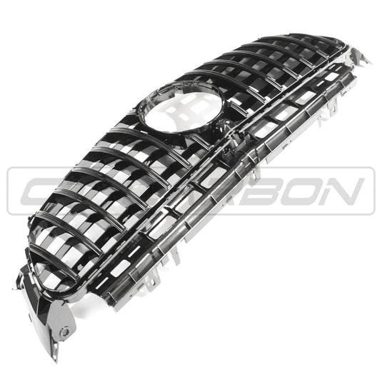 MERCEDES W213 & C238 2017-2020 E-CLASS GLOSS BLACK PANAMERICA GRILLE