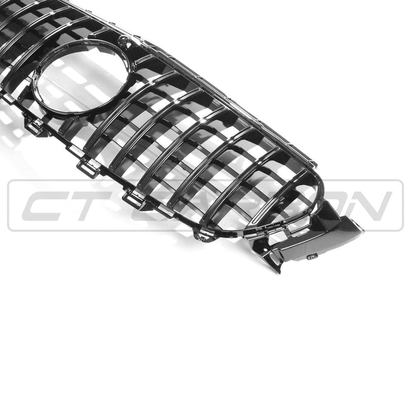 Load image into Gallery viewer, MERCEDES W213 &amp; C238 2017-2020 E-CLASS GLOSS BLACK PANAMERICA GRILLE
