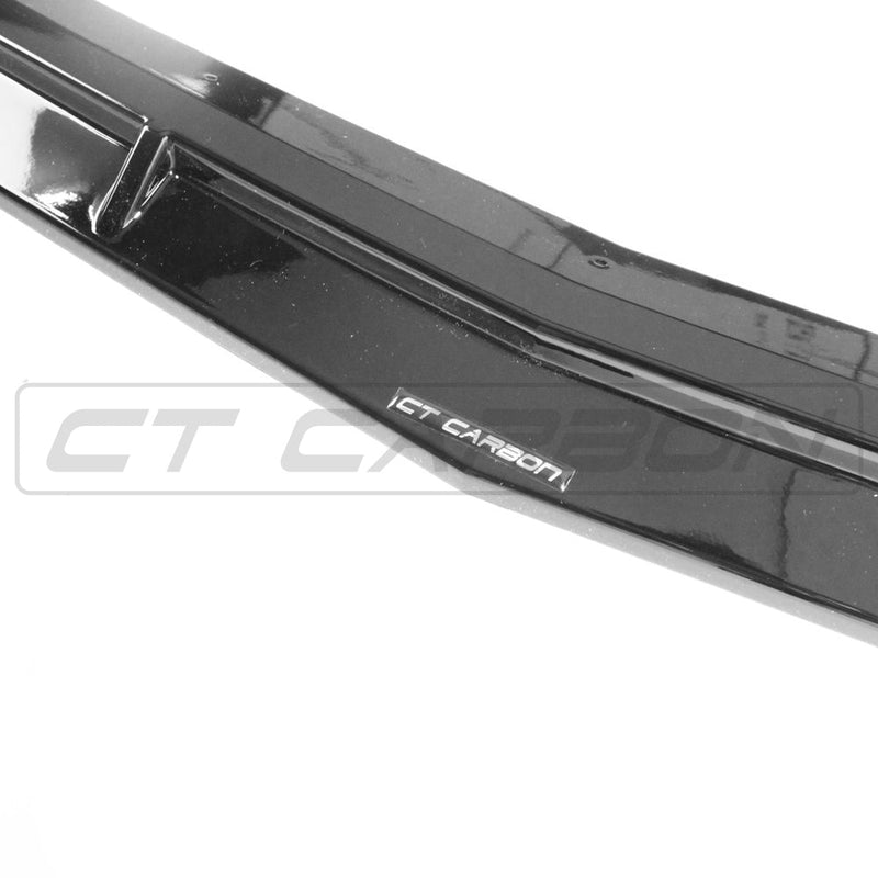 Load image into Gallery viewer, MERCEDES CLA-CLASS AMG-LINE C117 2016-2019 GLOSS BLACK SPLITTER
