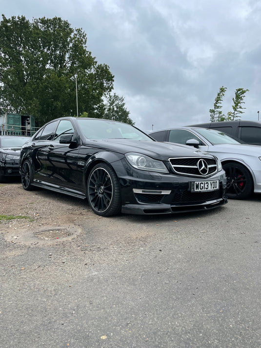 MERCEDES W204 C63 AMG CARBON FIBRE SPLITTER