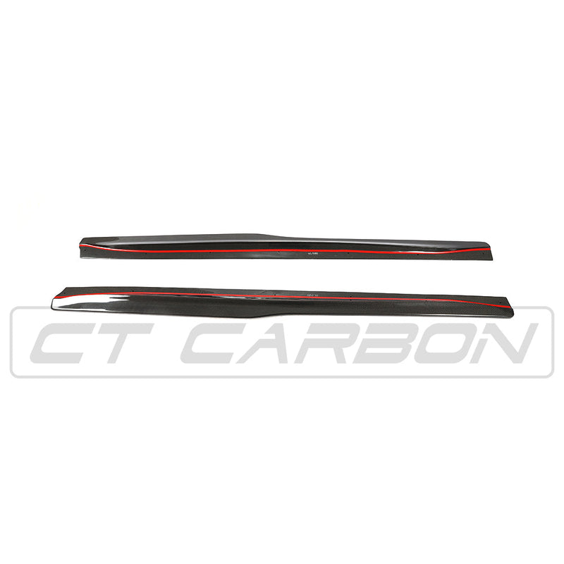 Load image into Gallery viewer, BMW M4 (F82 F83) CARBON FIBRE SIDE SKIRTS - PS STYLE
