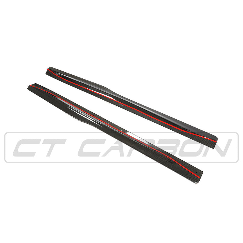 Load image into Gallery viewer, BMW M4 (F82 F83) CARBON FIBRE SIDE SKIRTS - PS STYLE
