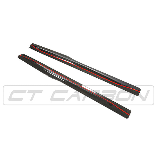 BMW M4 (F82 F83) CARBON FIBRE SIDE SKIRTS - PS STYLE