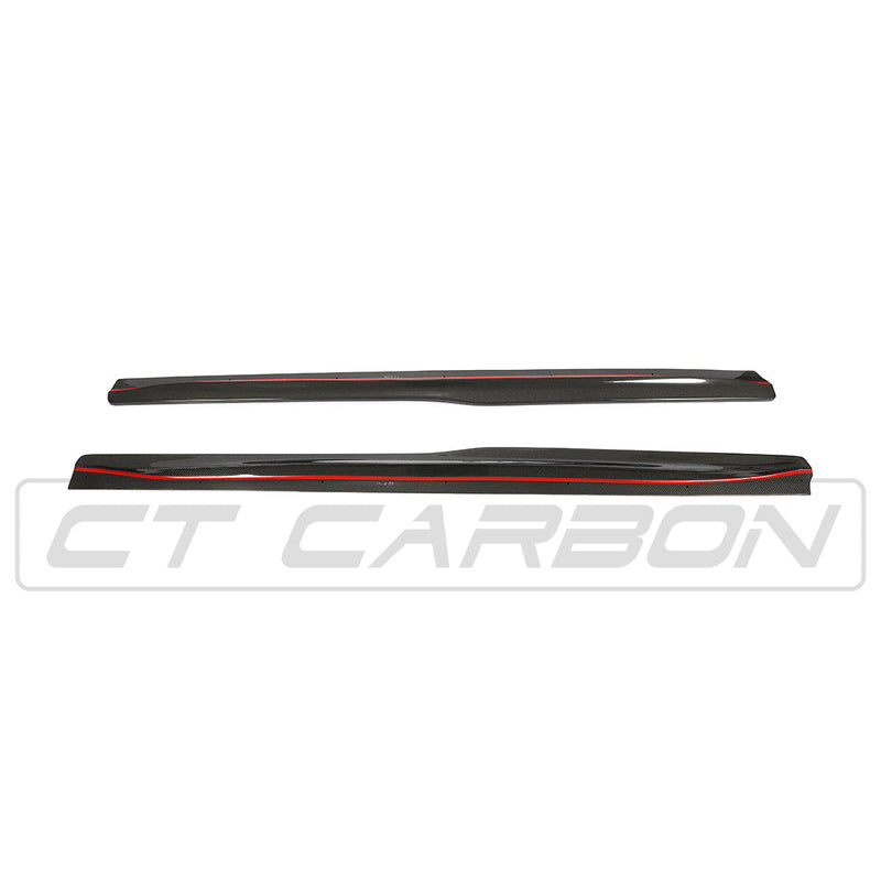 Load image into Gallery viewer, BMW M4 (F82 F83) CARBON FIBRE SIDE SKIRTS - PS STYLE
