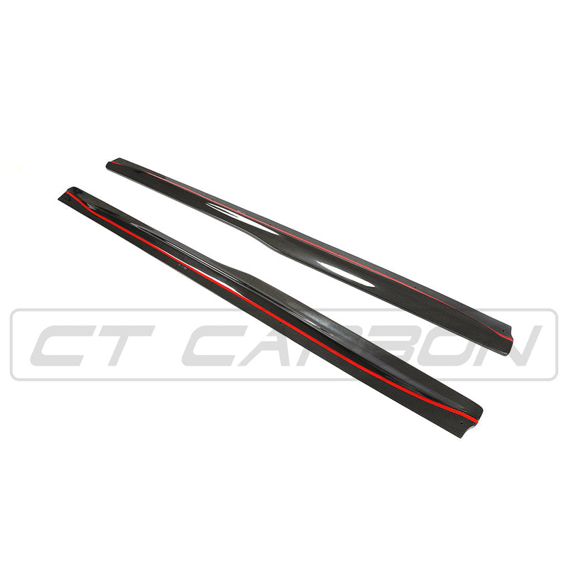 Load image into Gallery viewer, BMW M4 (F82 F83) CARBON FIBRE SIDE SKIRTS - PS STYLE
