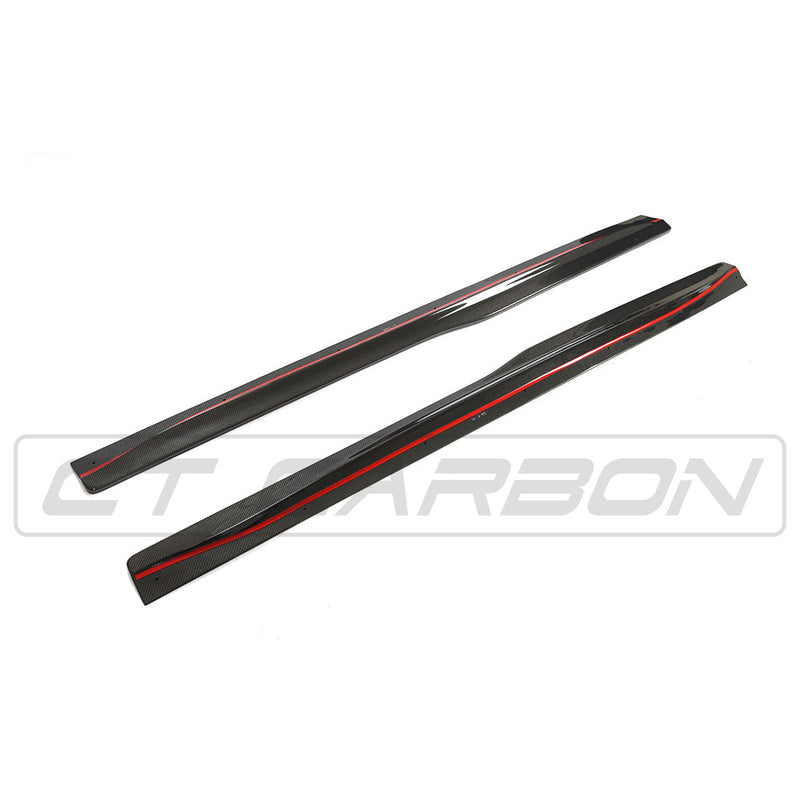 Load image into Gallery viewer, BMW M4 (F82 F83) CARBON FIBRE SIDE SKIRTS - PS STYLE
