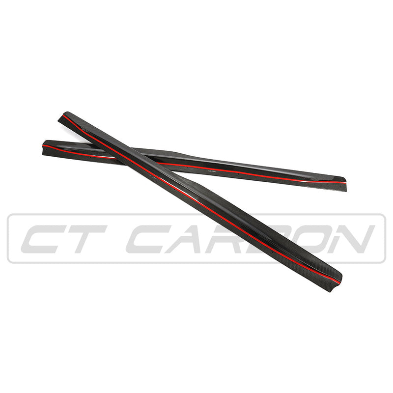 Load image into Gallery viewer, BMW M4 (F82 F83) CARBON FIBRE SIDE SKIRTS - PS STYLE
