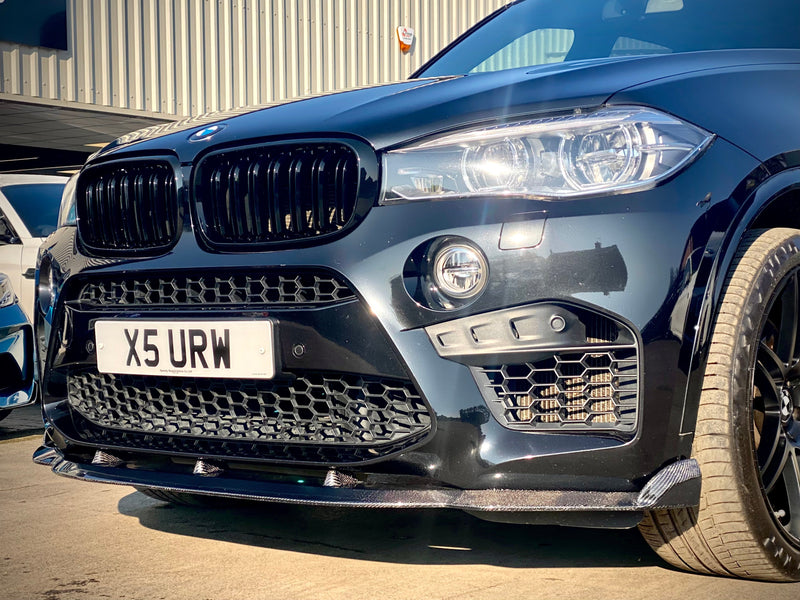 Load image into Gallery viewer, BMW X5M/X6M - F85/F86 CARBON FIBRE SPLITTER - H STYLE
