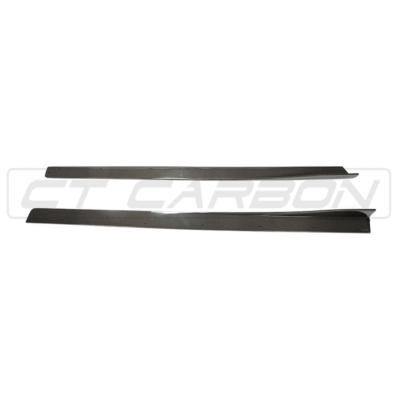 Load image into Gallery viewer, BMW M3/M4 (F80 F82 F83) CARBON FIBRE SIDE SKIRTS - 3D STYLE
