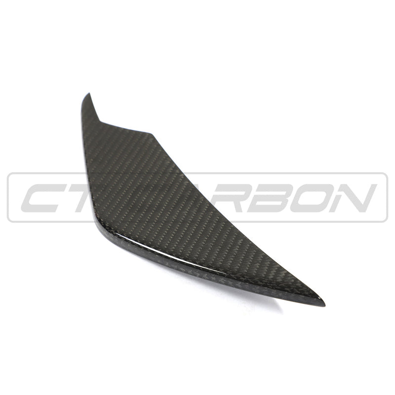 Load image into Gallery viewer, BMW M3/M4 (G80 G82 G83) AGGRESSIVE CARBON FIBRE FRONT BUMPER CANARDS
