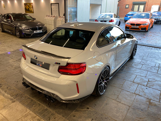 BMW M2 / M2C F87 FORGED CARBON FIBRE DIFFUSER - V STYLE - CT Carbon