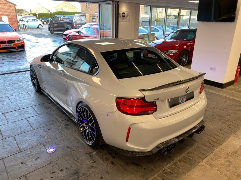 Load image into Gallery viewer, BMW M2 &amp; F22 2 SERIES FORGED CARBON FIBRE SPOILER - PS DUCKTAIL STYLE - CT Carbon
