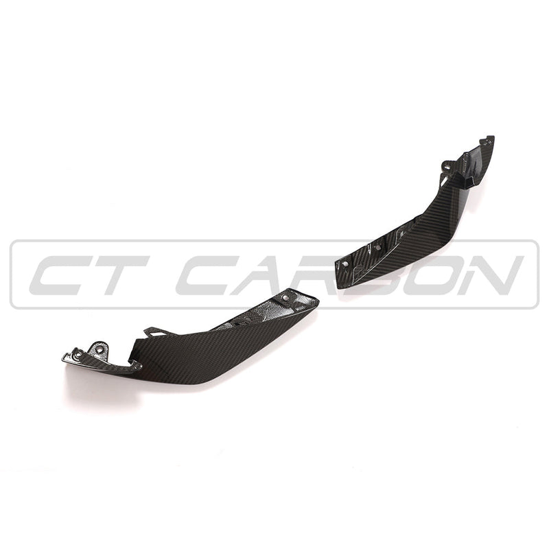 Load image into Gallery viewer, BMW M3/M4 G80/G82/G83 CARBON FIBRE FRONT BUMPER CORNER REPLACEMENTS
